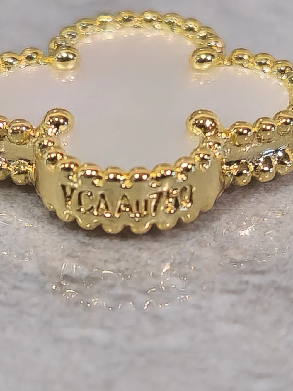 Van Cleef & Arpels Alhambra Mother-of-Pearl Bracelet - Gold Clovers✨️